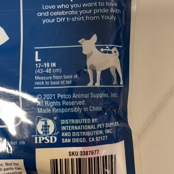 Youly Pride Collection DIY Pet T-Shirt Kit - The Proudest *Benefits Animals* - Picture 5 of 8